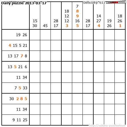 Daily puzzle 2013-03-17