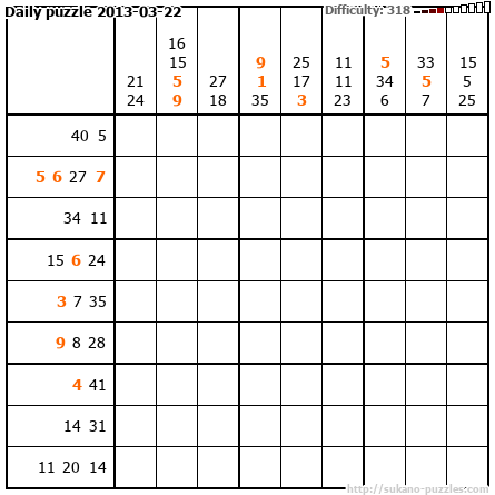 Daily puzzle 2013-03-22