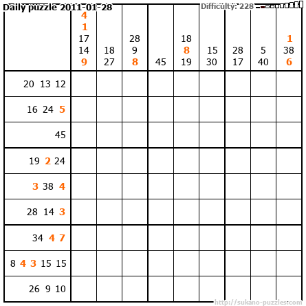 Daily puzzle 2011-01-28