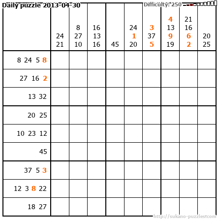 Daily puzzle 2013-04-30