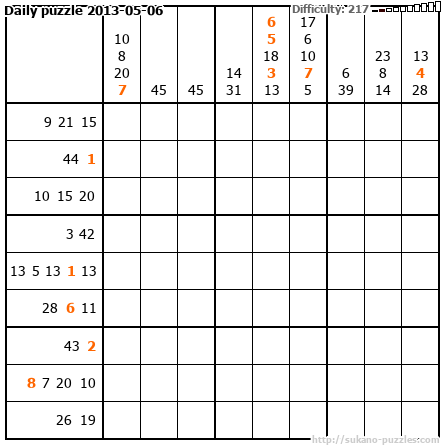 Daily puzzle 2013-05-06