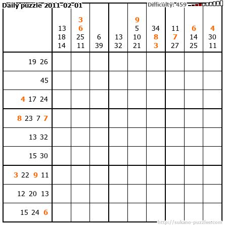 Daily puzzle 2011-02-01