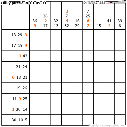 Daily puzzle 2013-05-31