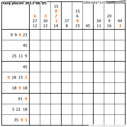 Daily puzzle 2013-06-05
