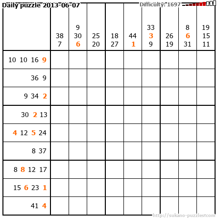 Daily puzzle 2013-06-07