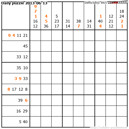 Daily puzzle 2013-06-13