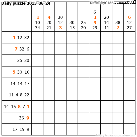 Daily puzzle 2013-06-24
