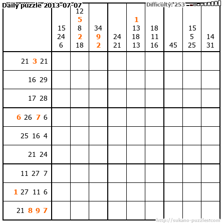 Daily puzzle 2013-07-07