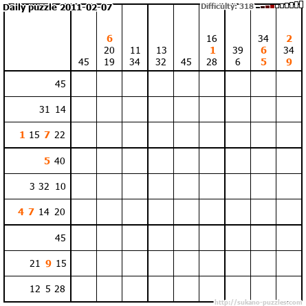 Daily puzzle 2011-02-07